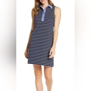 1901 Polo Style Ponte Striped Tank Dress Size 2 Petite
